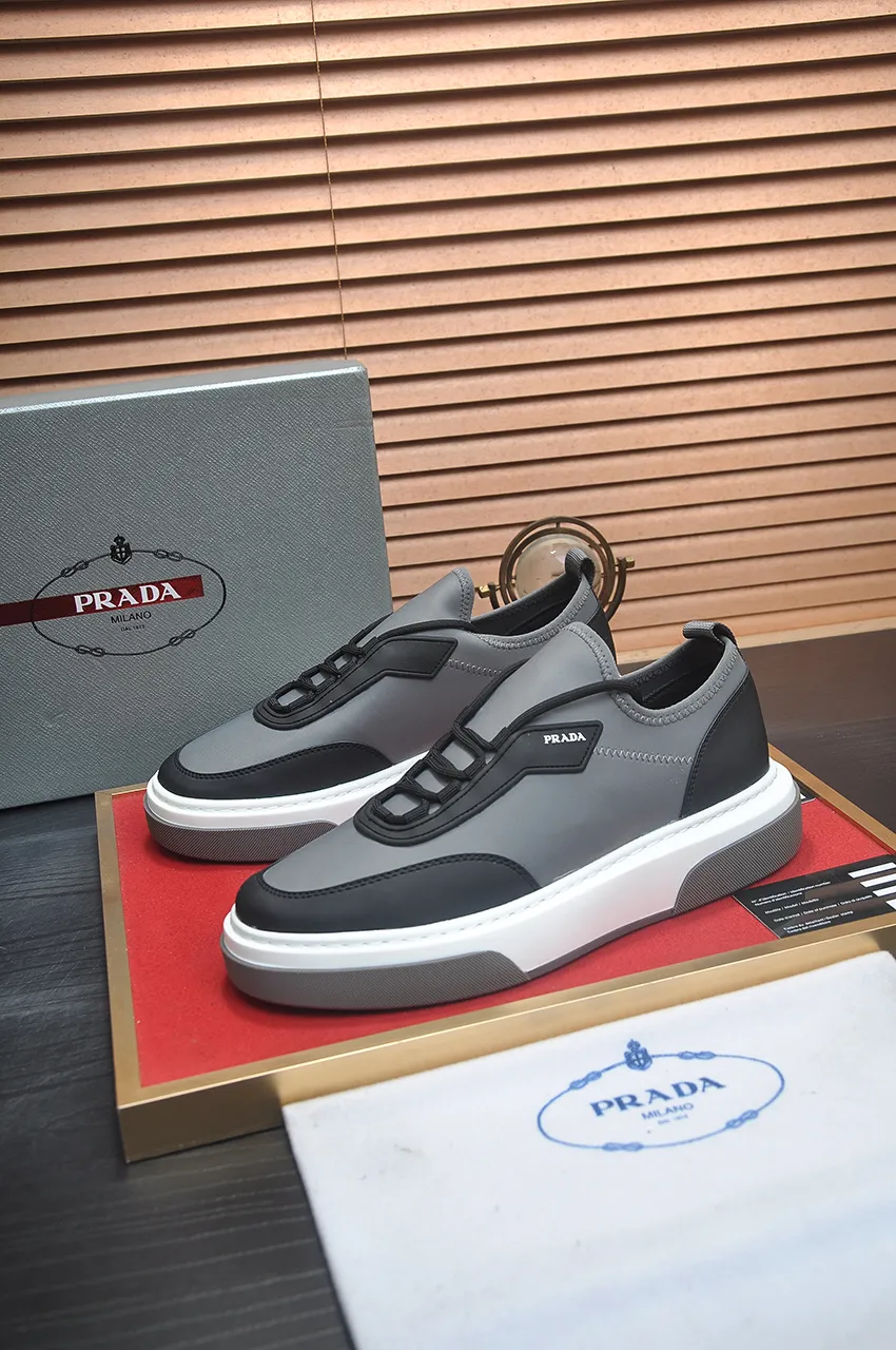 Men's shoes 💰580💶【PRADA】Top original, new season, high quality original goods, top imported calfskin with original imported glue, imported cowhide inside with original cowhide feet, original outsole! Quality guaranteed! Code 38-45 (45 customized)